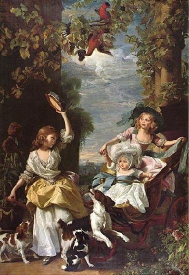 John Singleton Copley Daughters of King George III Spain oil painting art